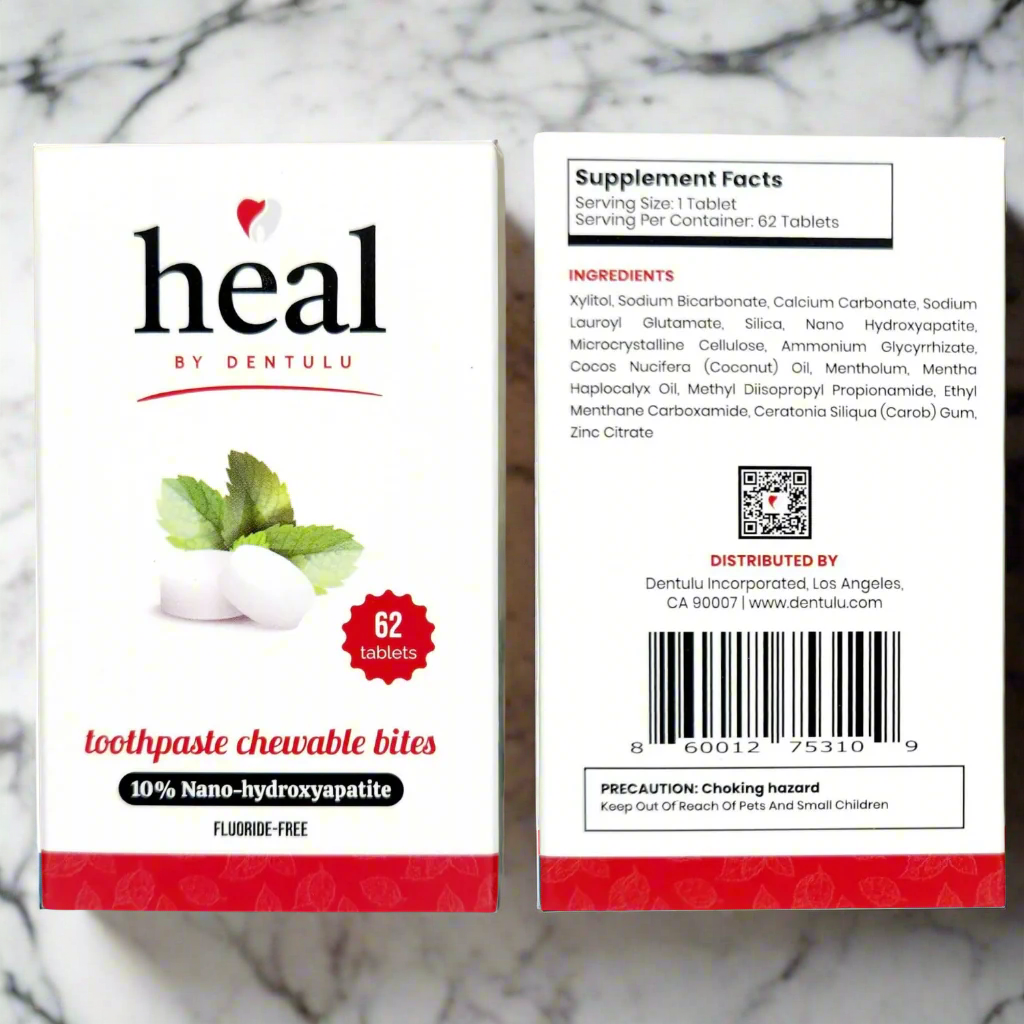 Heal- Toothpaste Chewable Bites (Bulk order of 12)