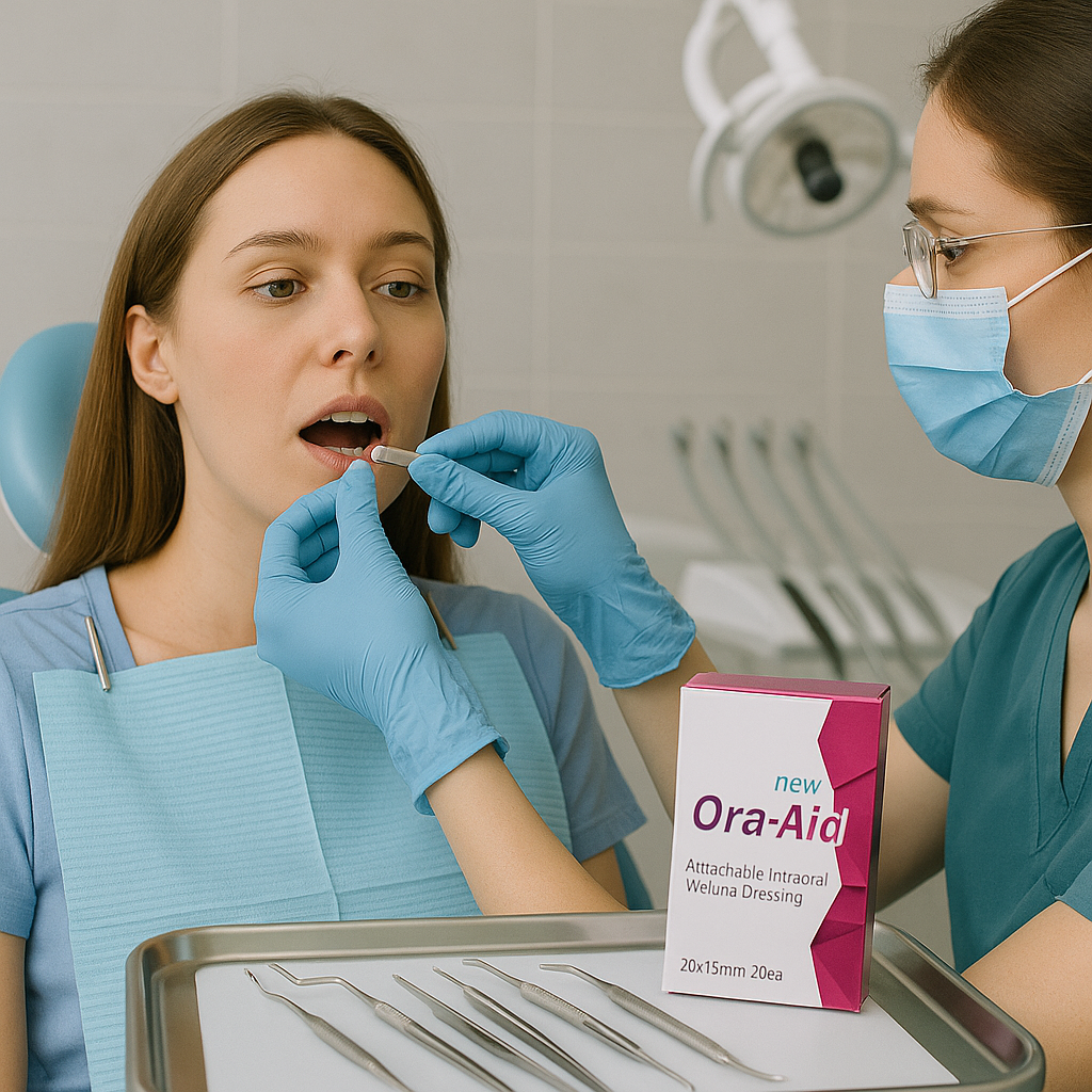 Ora-Aid – intraoral wound dressing