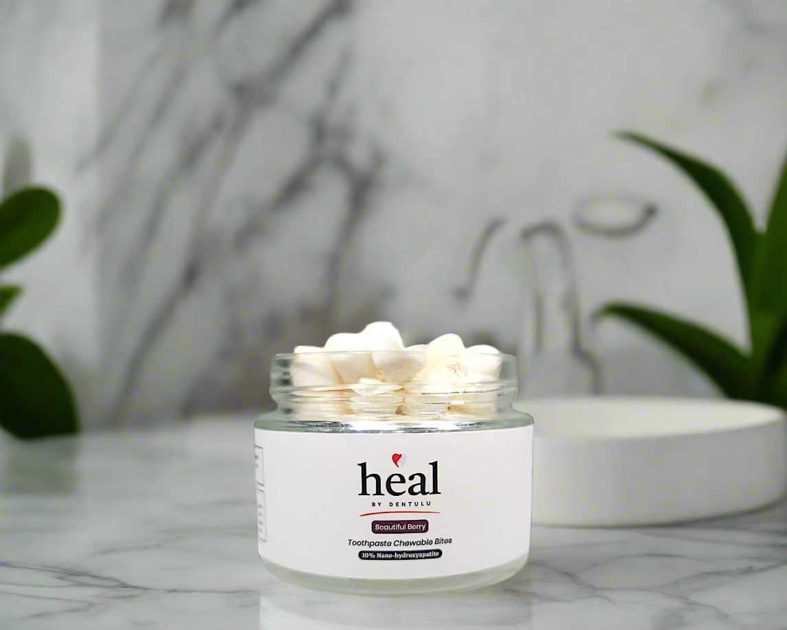 HEAL- Compact Toothpaste Chewable Bites- (Bulk order of 12)