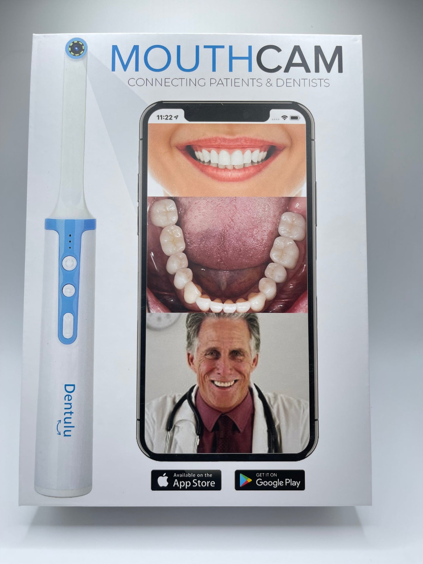 Wireless Personal Oral Health Tracking Camera - Includes Mirror and Retractors