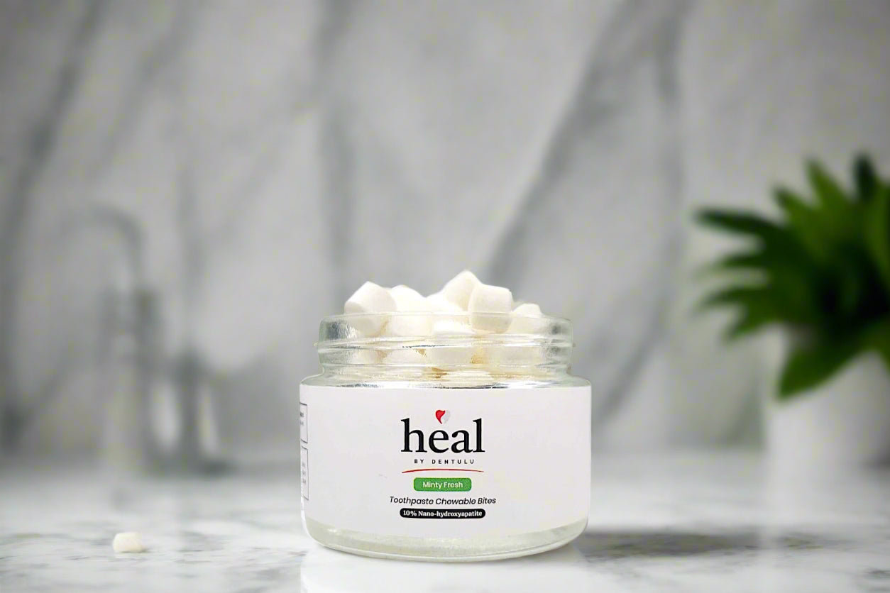 HEAL- Compact Toothpaste Chewable Bites- (Bulk order of 12)
