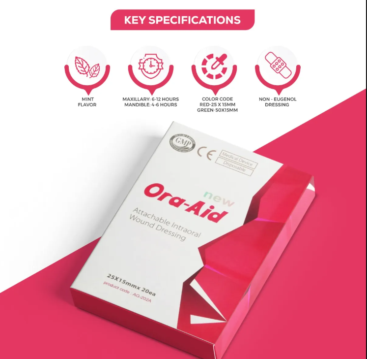 Ora-Aid – intraoral wound dressing