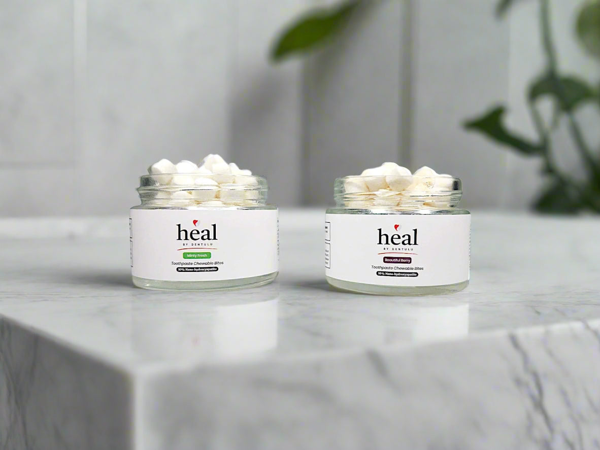 HEAL- Compact Toothpaste Chewable Bites- (Bulk order of 12)