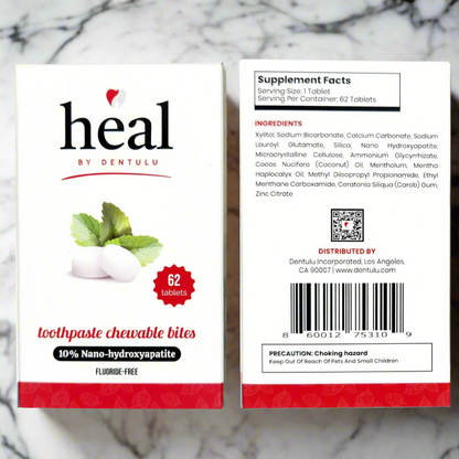 Heal- Toothpaste Chewable Bites (Bulk order of 12)