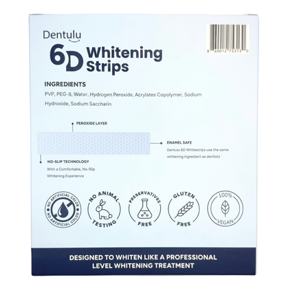 Dentulu 6D Whitening Strips - Dental Whitening Kit