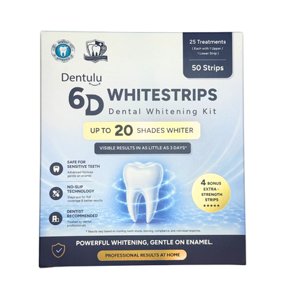 Dentulu 6D Whitestrips - Dental Whitening Kit