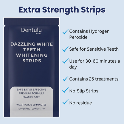 Dentulu 6D Whitening Strips - Dental Whitening Kit